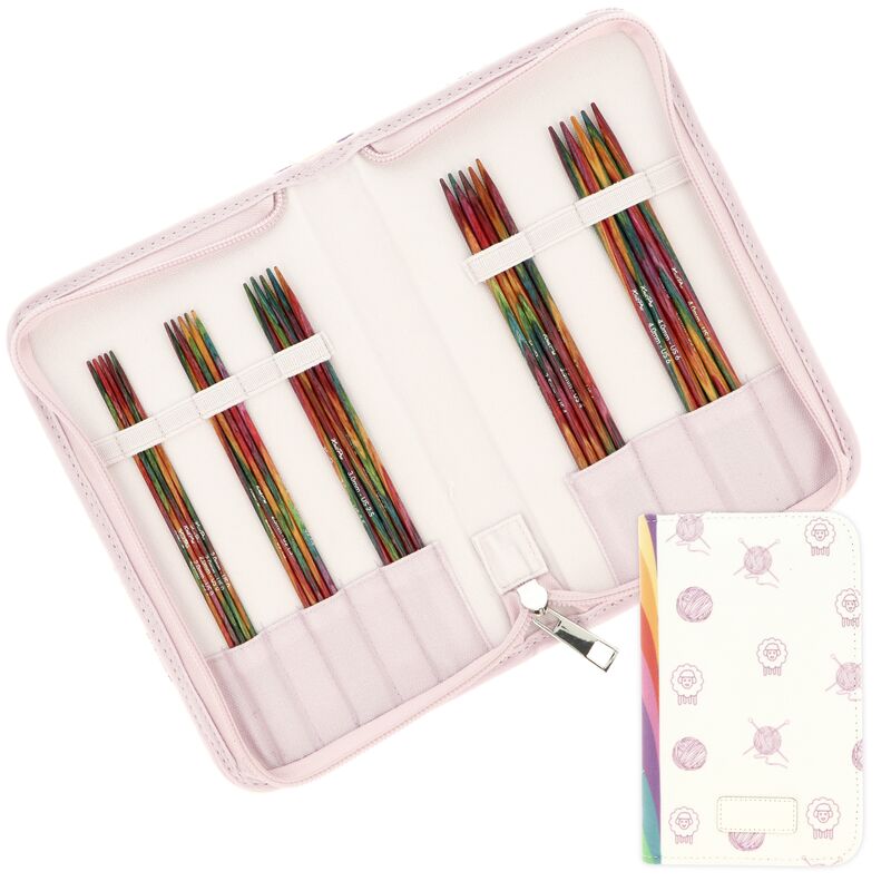 KnitPro Symfonie2 ponožkové ihlice na pletenie 15cm sada