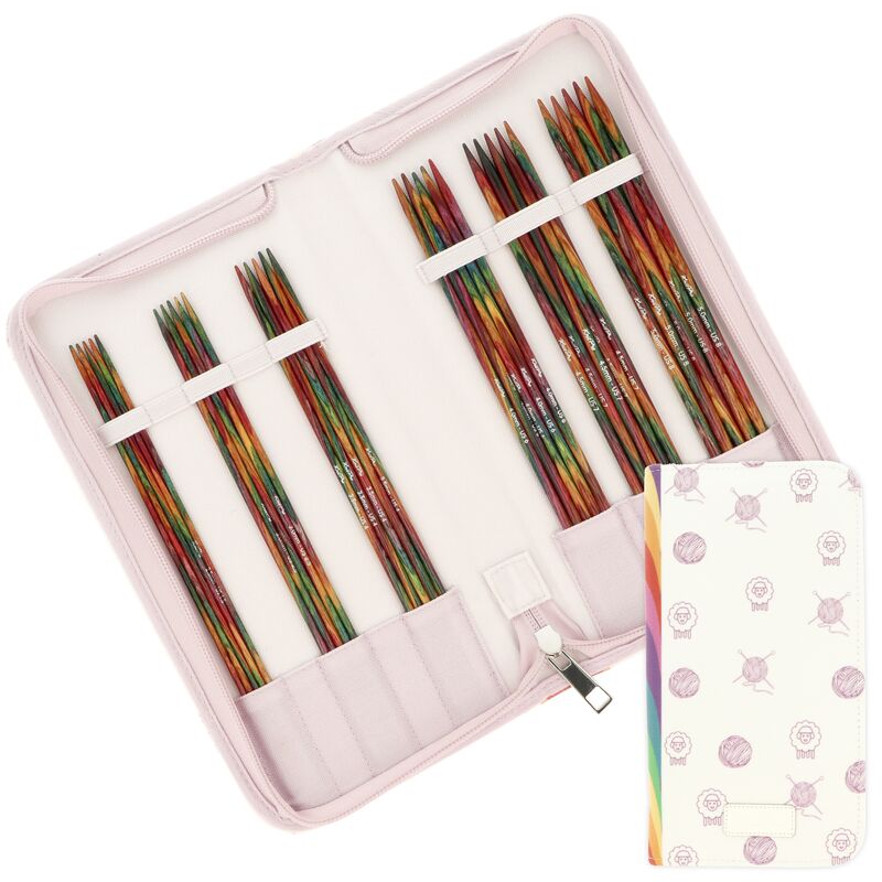 KnitPro Symfonie2 ponožkové ihlice na pletenie 20cm sada