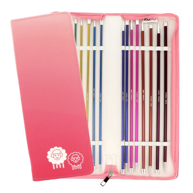 KnitPro Zing Set rovných ihlíc na pletenie 30cm