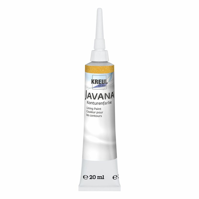 Kontúrovacia farba na textil JAVANA zlatá 20ml