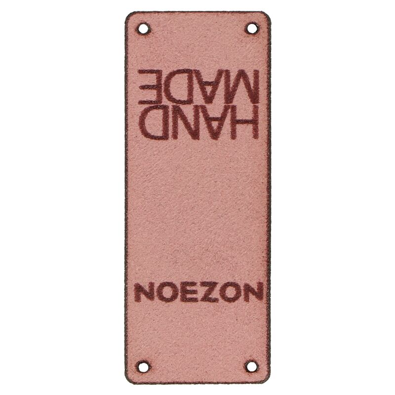 Kožený štítok Hand Made NOEZON staroružový