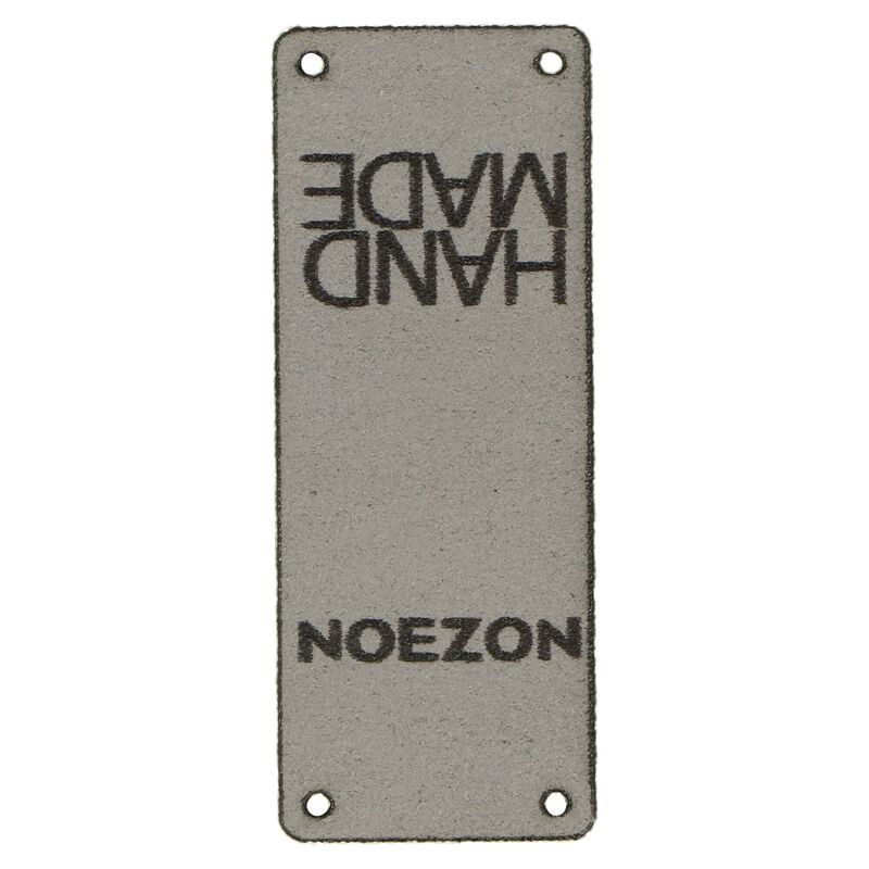 Kožený štítok Hand Made NOEZON zemitý hnedý