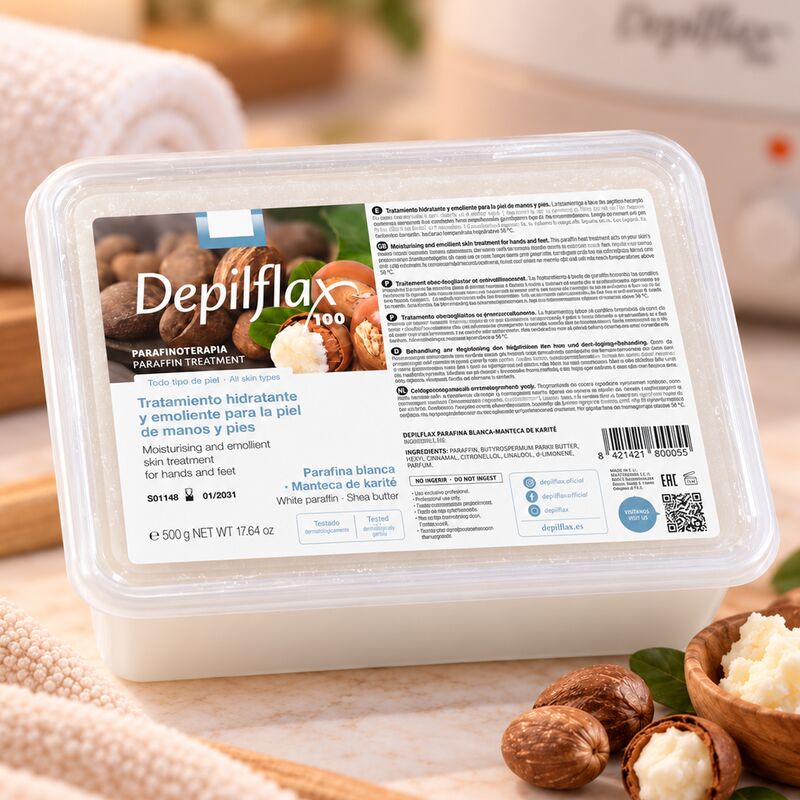 Kozmetický parafín Depilflax 100 s bambuckým maslom 500 g
