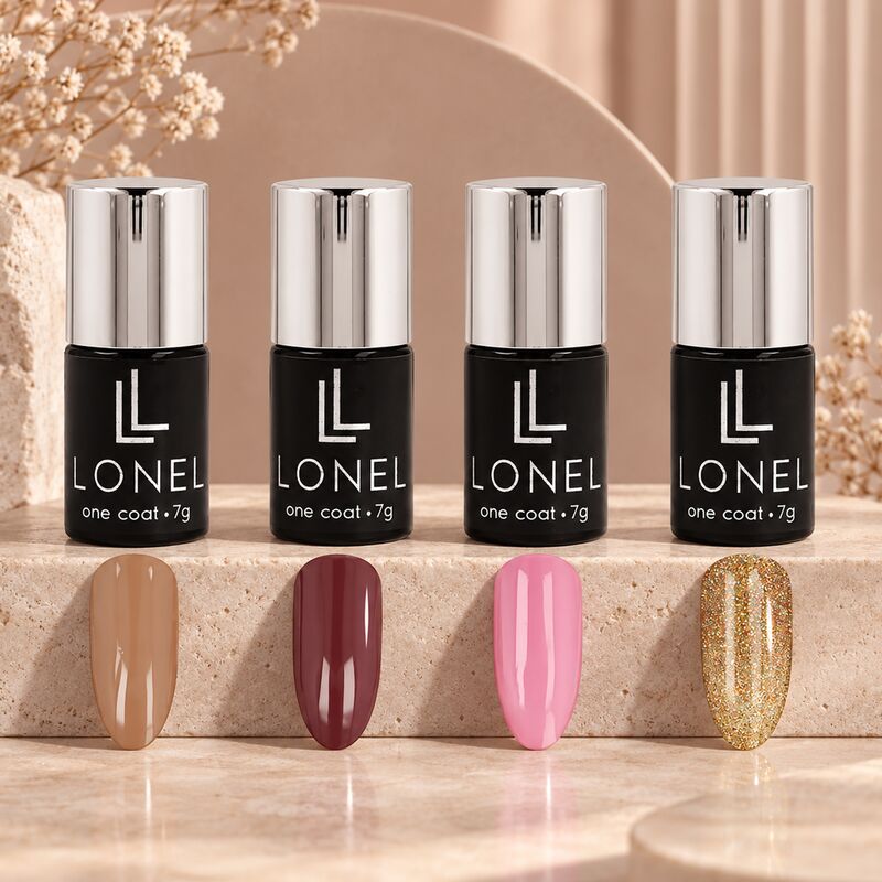 LONEL gél laky One Coat 7g - Nude collection