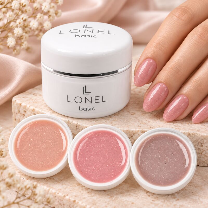 LONEL UV gél cover shine 15ml - rôzne farby