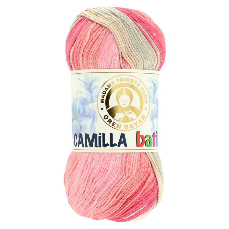 Madame Tricote Paris Camilla Batik 0109 ružovo sivá 100g 260m