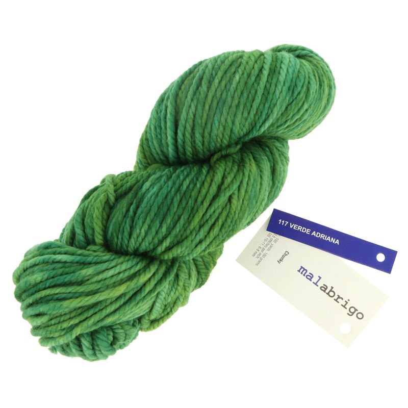 Malabrigo Chunky Verde Adriana 117 zelená