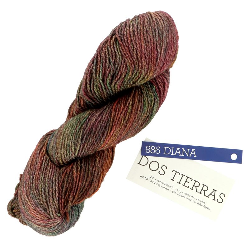 Malabrigo Dos Tierras Diana 886 viacfarebná