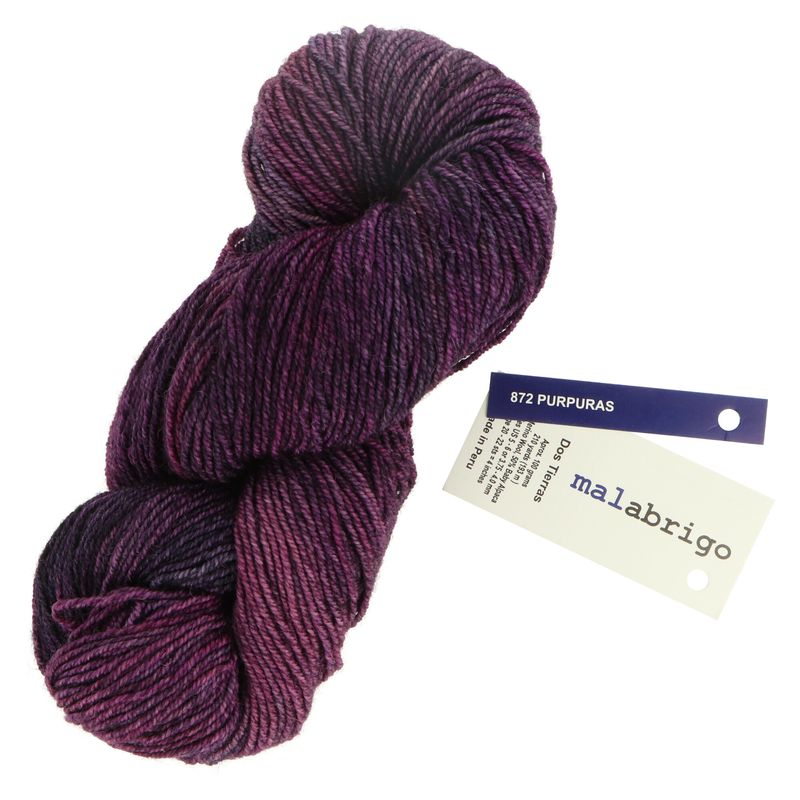 Malabrigo Dos Tierras Purpura 872 fialová