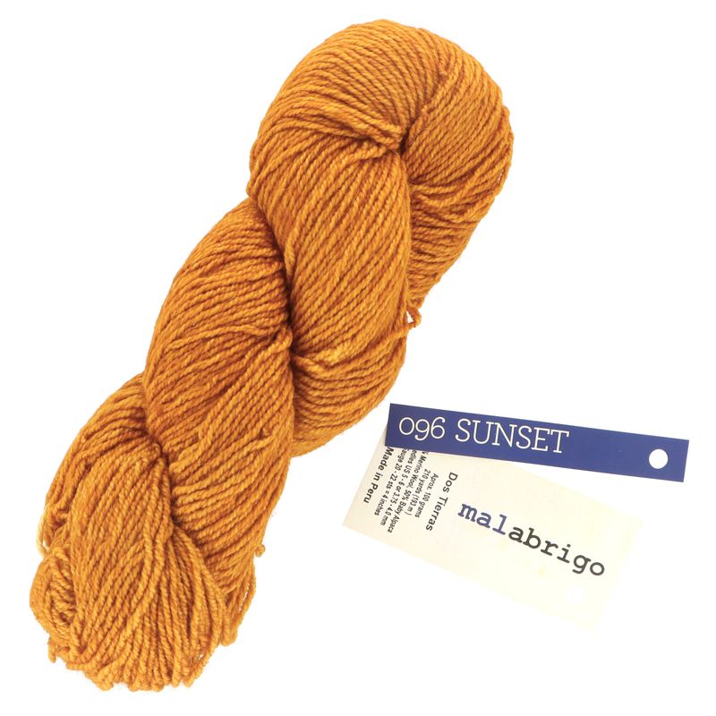 Malabrigo Dos Tierras Sunset 096 okrová