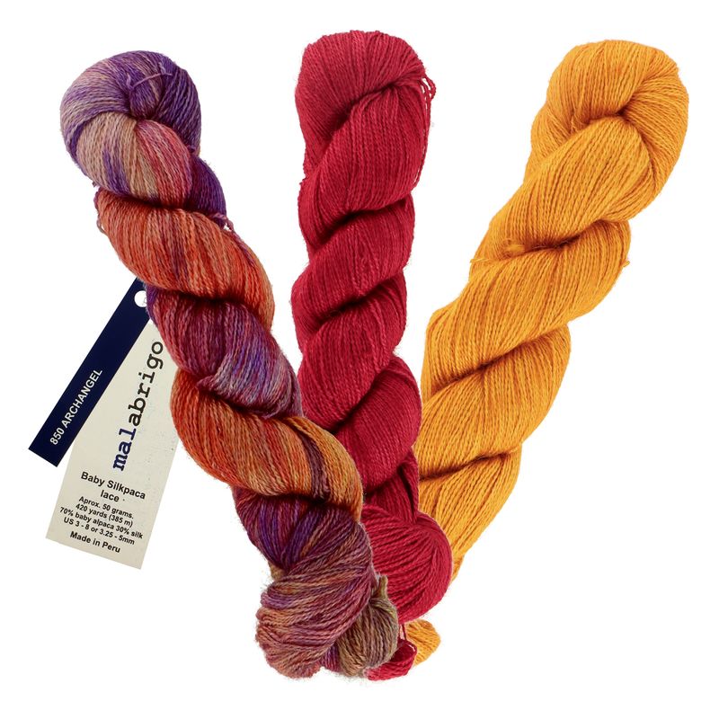 Malabrigo Silkpaca – alpaka s hodvábom  50g 384m