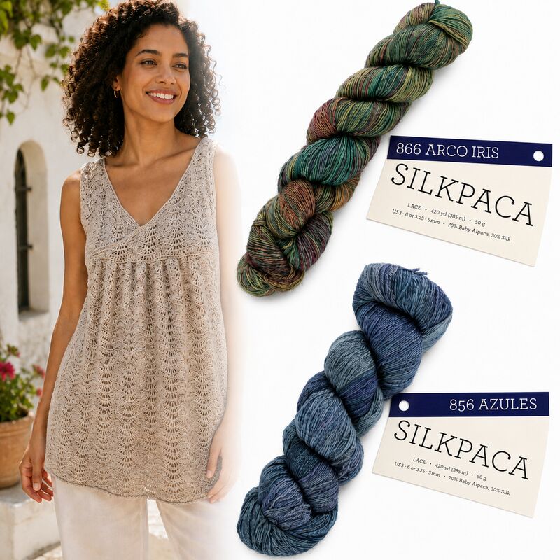 Malabrigo Silkpaca – alpaka s hodvábom  50g 384m