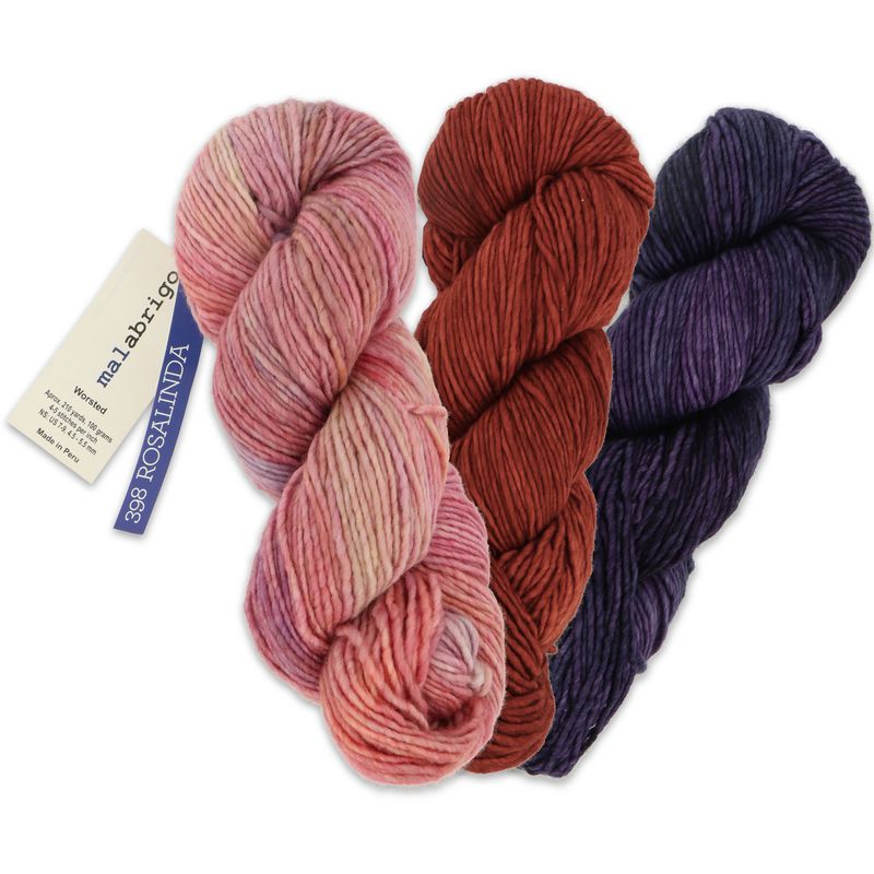 Malabrigo Worsted – jednonitkové merino 100g 192m