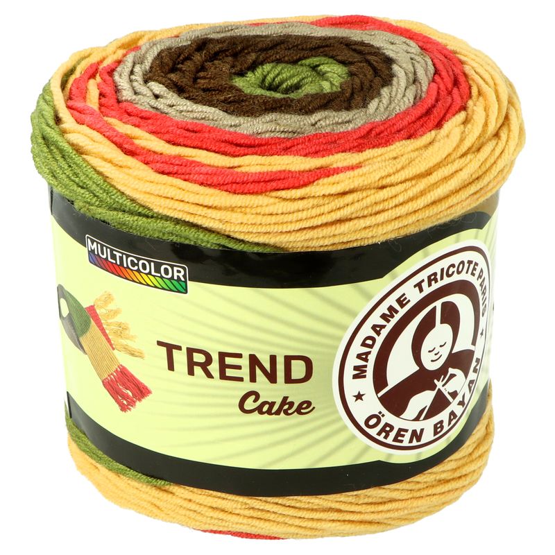 MTP Trend Cake 623 hnedá mix farieb