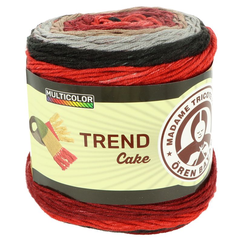 MTP Trend Cake 627 červeno sivá