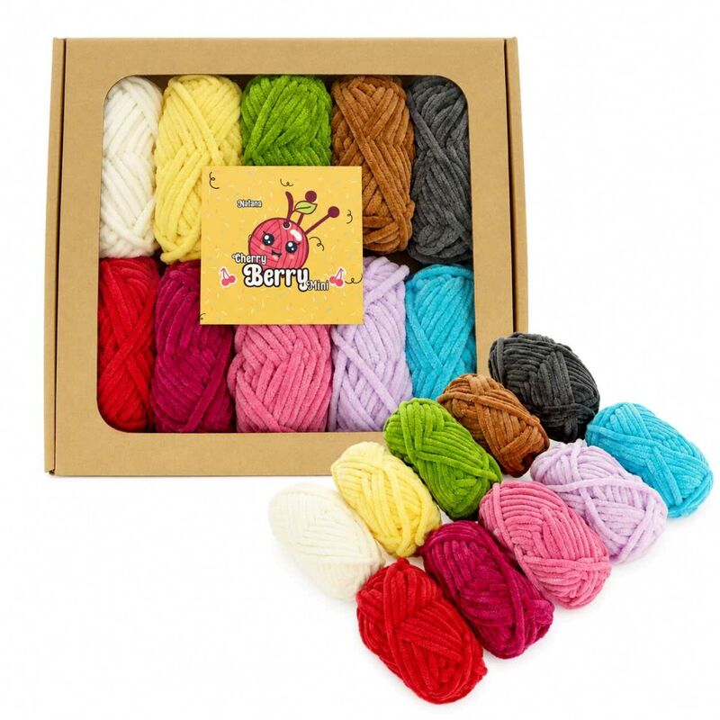 Natana Cherry Berry Mini Color pack 10 x 20g 24m - farby dúhy