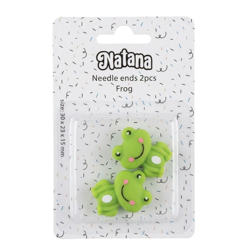 Natana koncovky na ihlice Frogs 2kusy