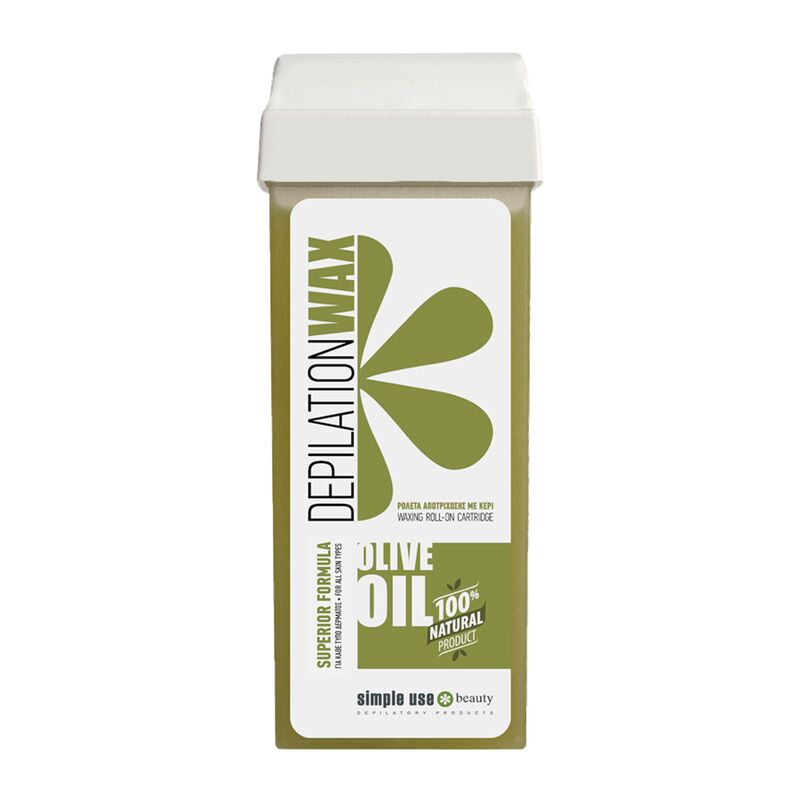 Olivový vosk na depiláciu 100% Natural Simple Use Beauty 100 ml