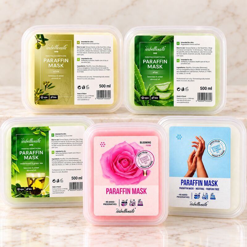 Ošetrujúce parafíny 500 ml – rôzne druhy