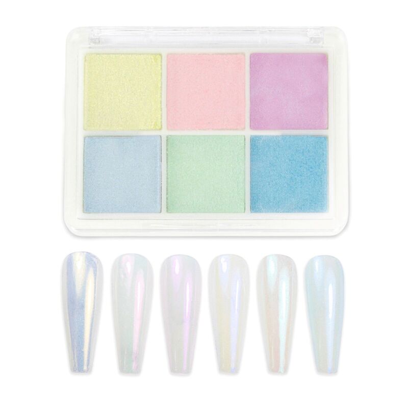 Paletka aurora práškov na nechty Molly Nails Nr.8