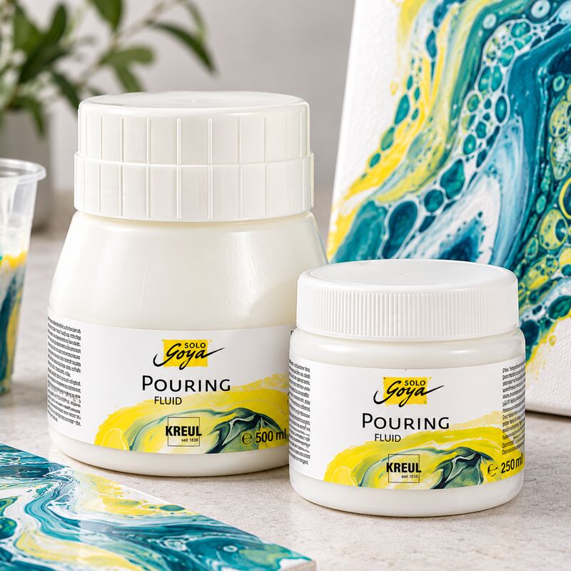 Pouring médium SOLO GOYA – na liatie akrylových farieb, rôzne objemy