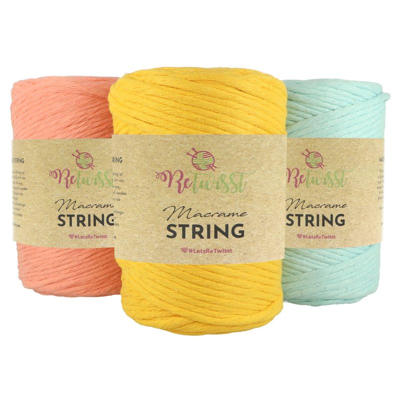 ReTwisst Macrame String 4mm 500g 100m