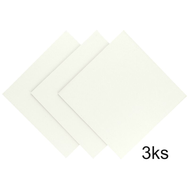 Sada 3 ks maliarskych plátien na lepenke 20 x 20 cm