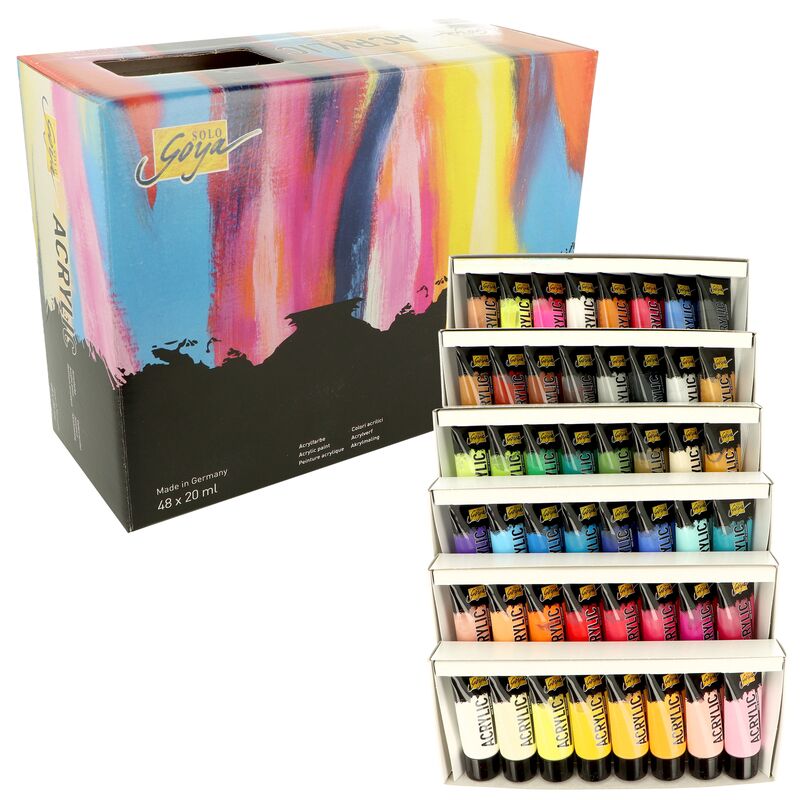 Sada akrylových farieb Kreul Solo Goya 48x20ml