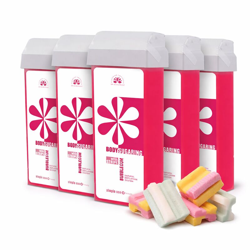 Sada cukrových depilačných voskov Bubblegum - 5ks