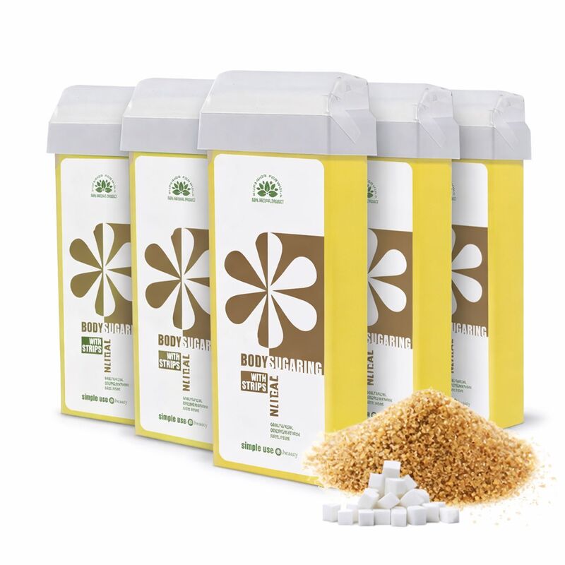 Sada cukrových depilačných voskov Natural - 5ks