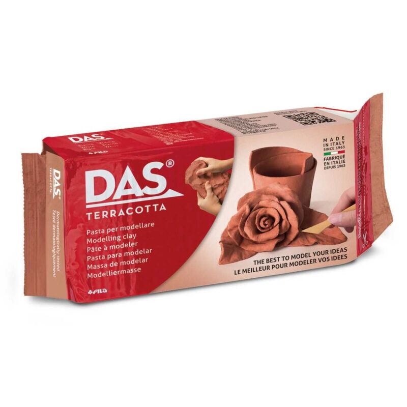 Samotvrdnúca modelovacia hmota DAS hnedá 500g