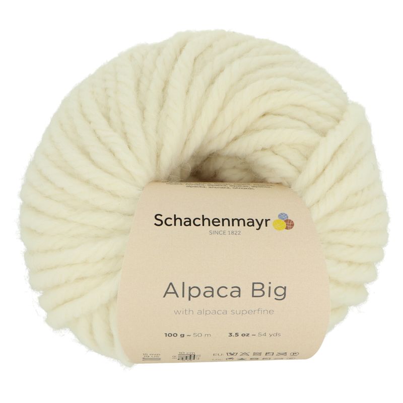 Schachenmayr Alpaca Big 00002 krémová