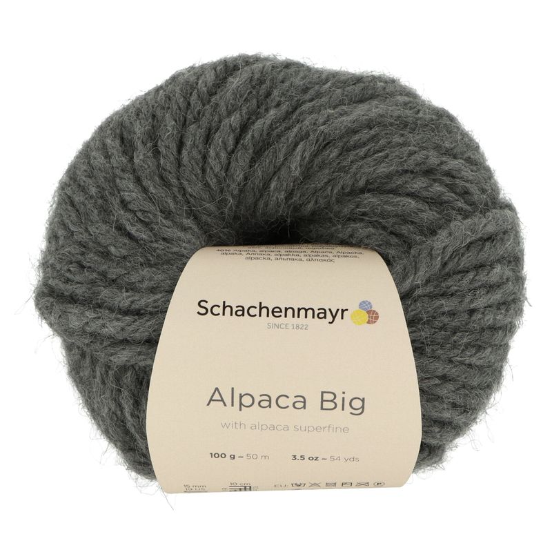 Schachenmayr Alpaca Big 00098 šedá