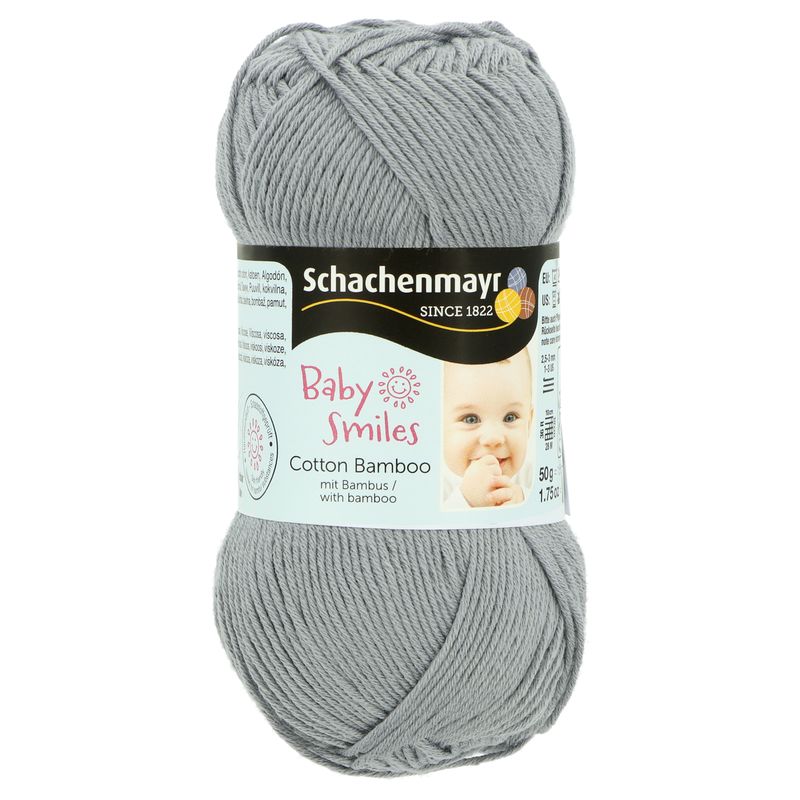 Schachenmayr Baby Smiles Cotton Bamboo 01098 sivá
