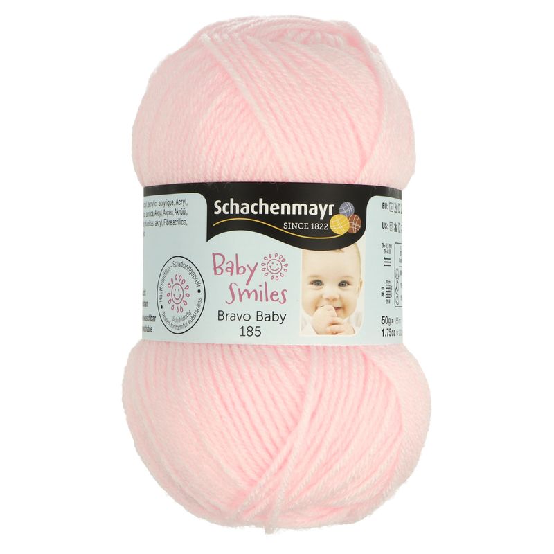Schachenmayr Bravo Baby 185 baby ružová 01033
