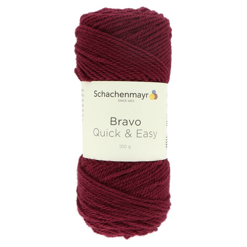 Schachenmayr Bravo Quick & Easy 08045 bordová