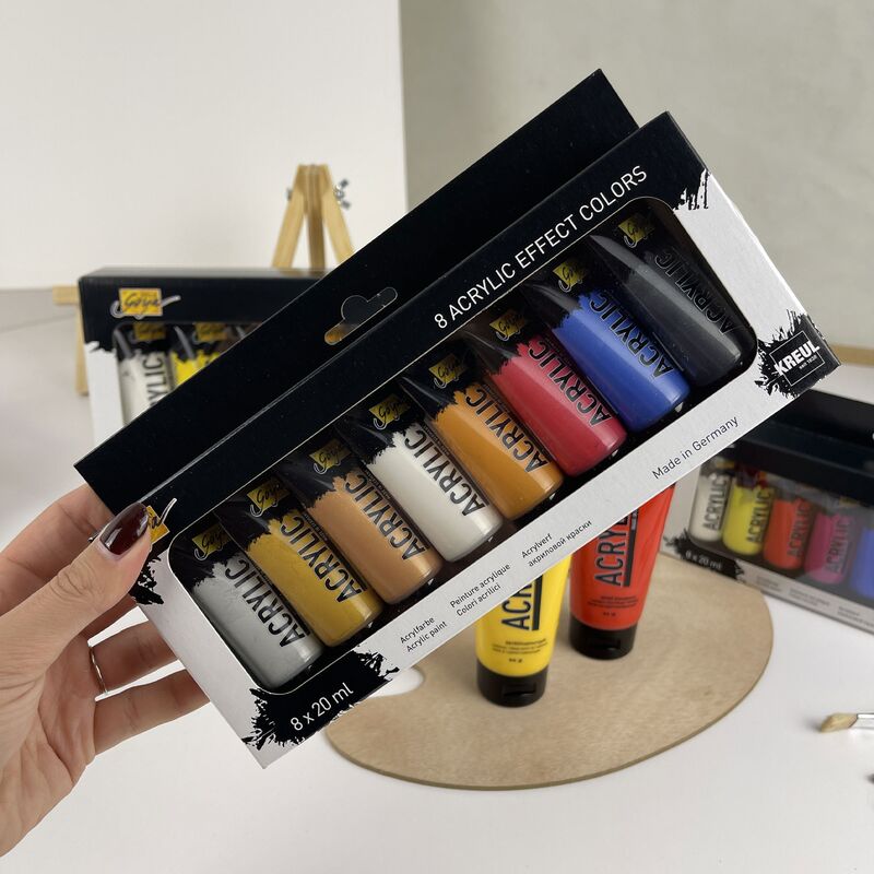 Set akrylových farieb SOLO GOYA Effect Colors 8 x 20ml