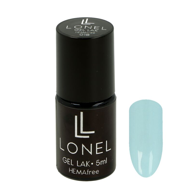 Sivo modrý gél lak LONEL HEMA free 024 5ml