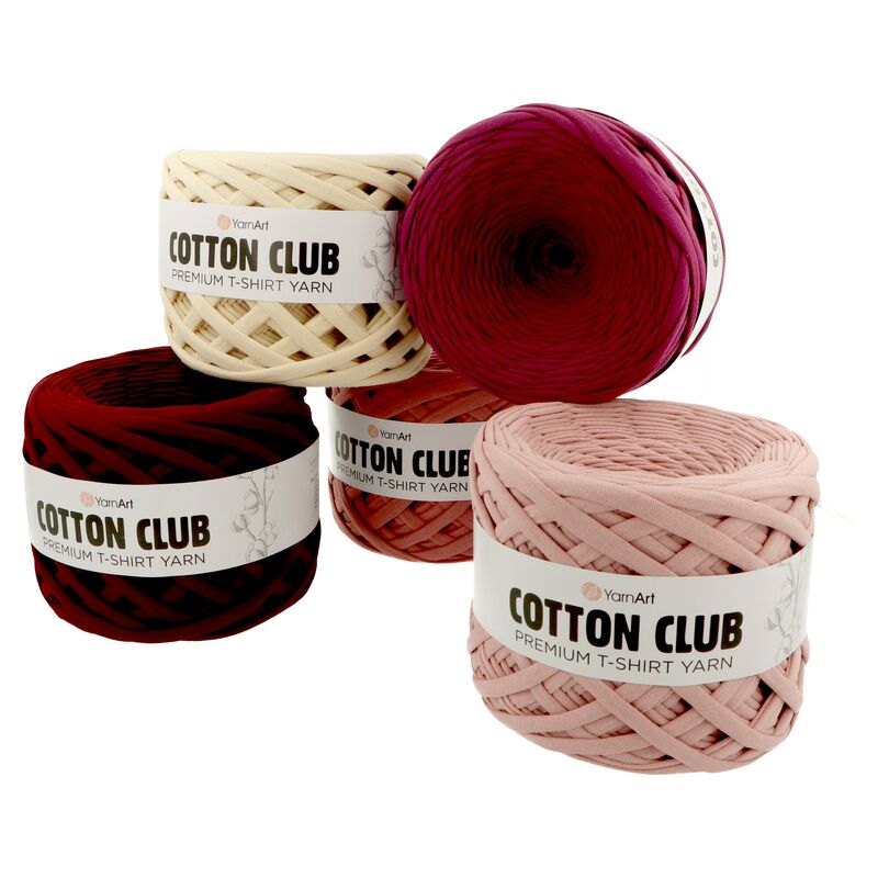 YarnArt Cotton Club 310g 110m prémiová tričkovina