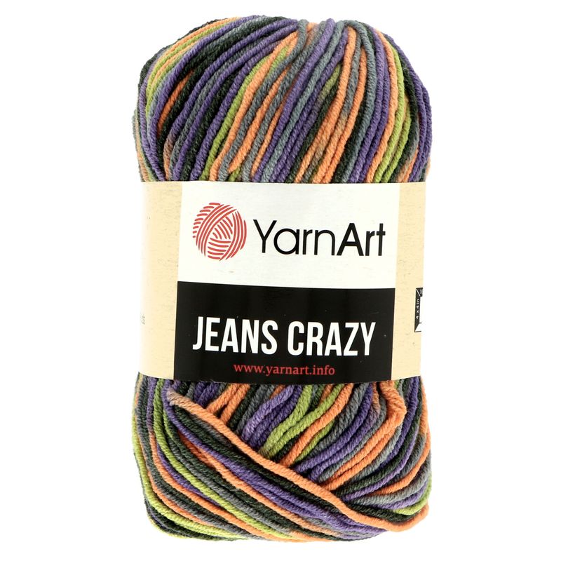 пряжа yarnart jeans crazy - 8213. ярнарт джинс крейзи. ярнарт джинс крейзи. Yarnart jeans crazy 8203. Jeans crazy 8209.