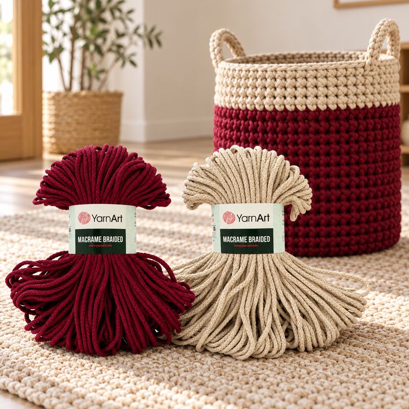 YarnArt Macrame Braided 5mm 250g 67m