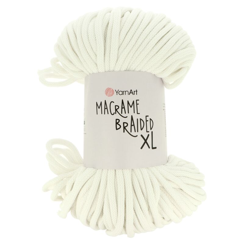 YarnArt Macrame Braided XL 751 biely 5mm 1000g 82m