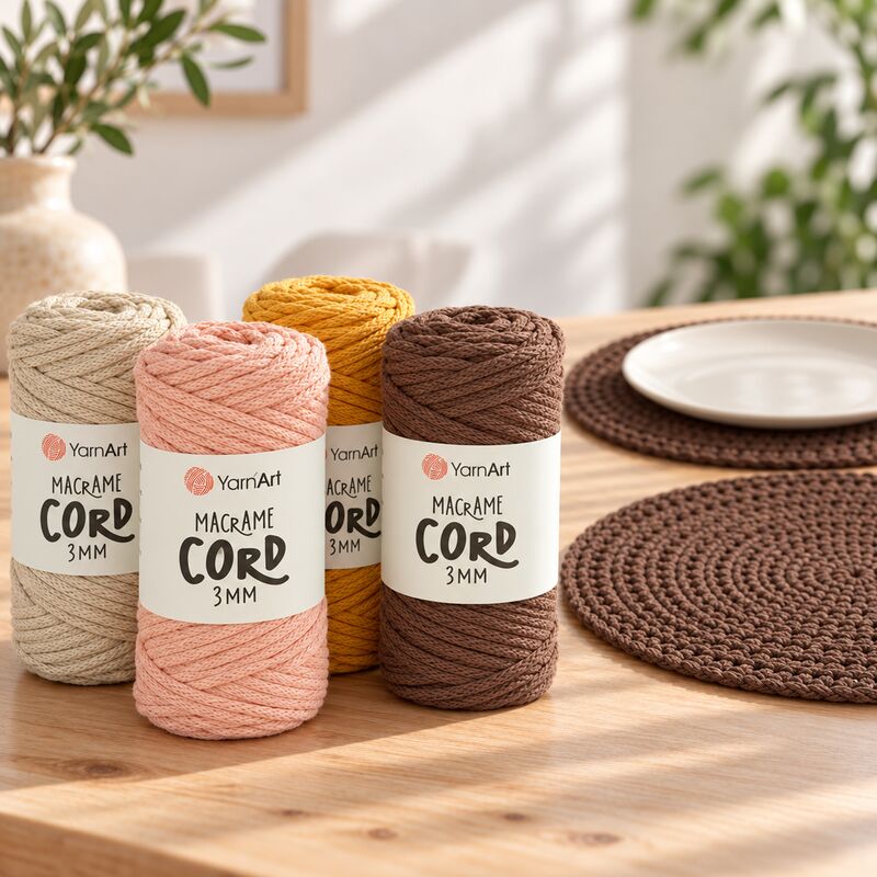 YarnArt Macrame Cord 3mm 250g 85m
