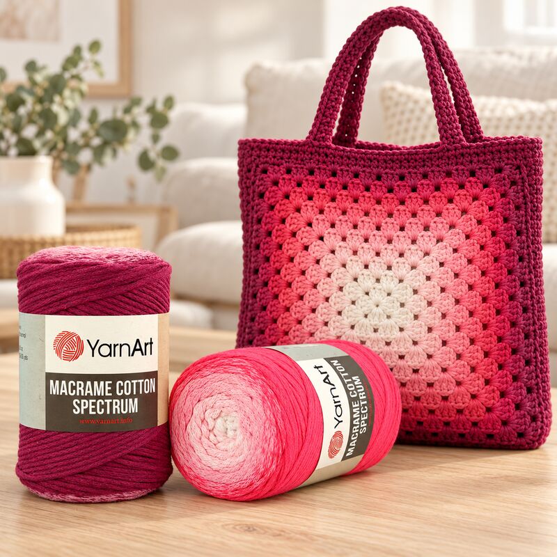 Yarnart Macrame Cotton Spectrum 2mm 250g 225m