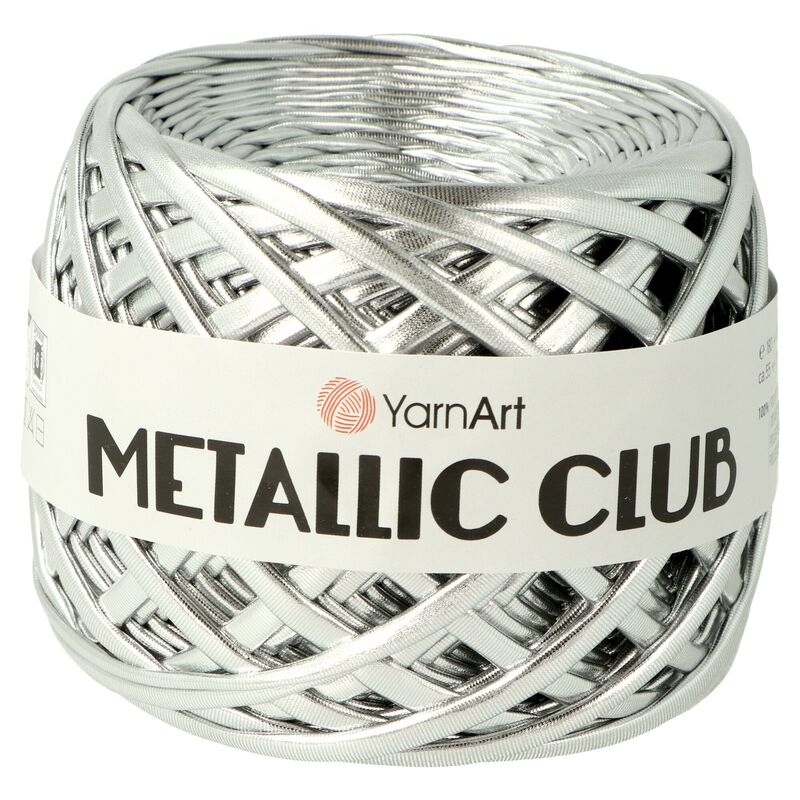YarnArt Metallic Club 8102 strieborná