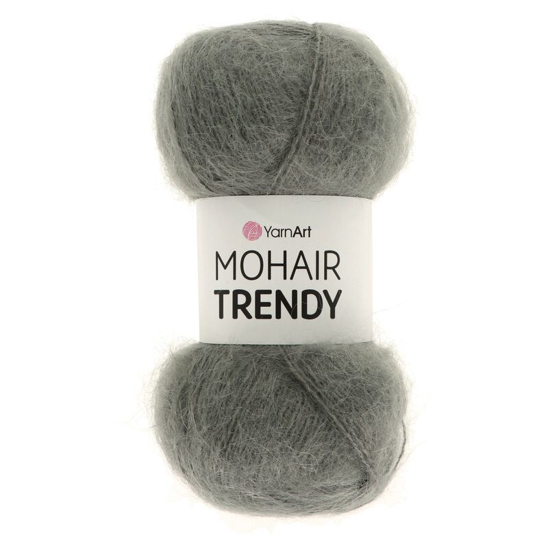 YarnArt Mohair Trendy 114 sivá
