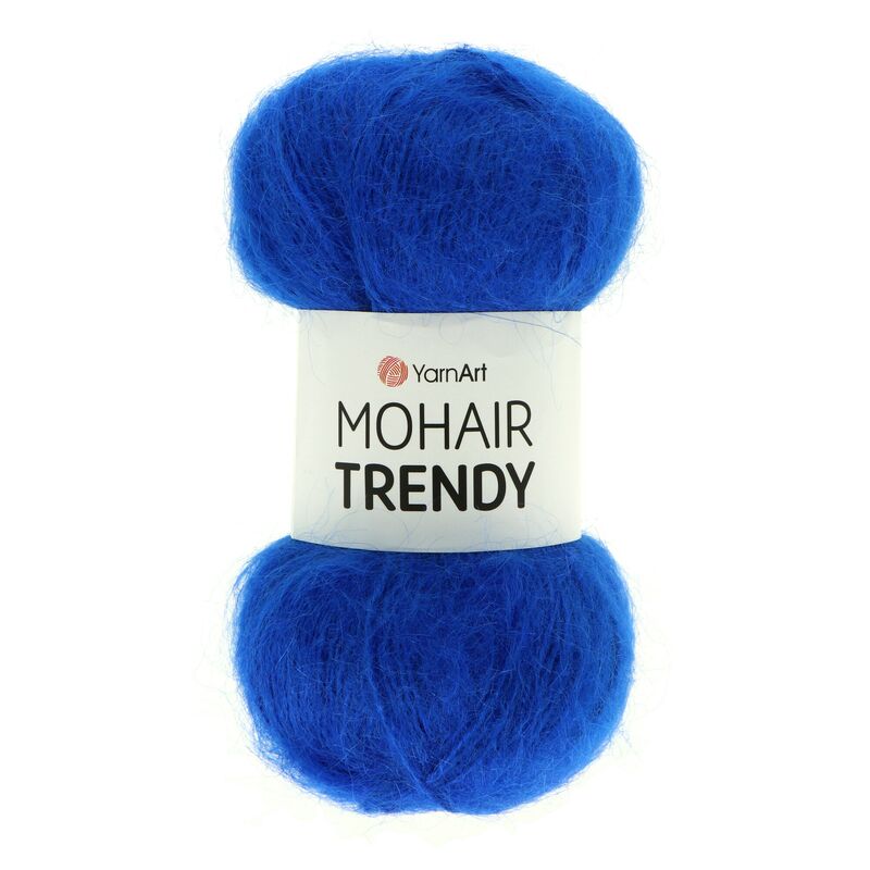 YarnArt Mohair Trendy 128 modrá