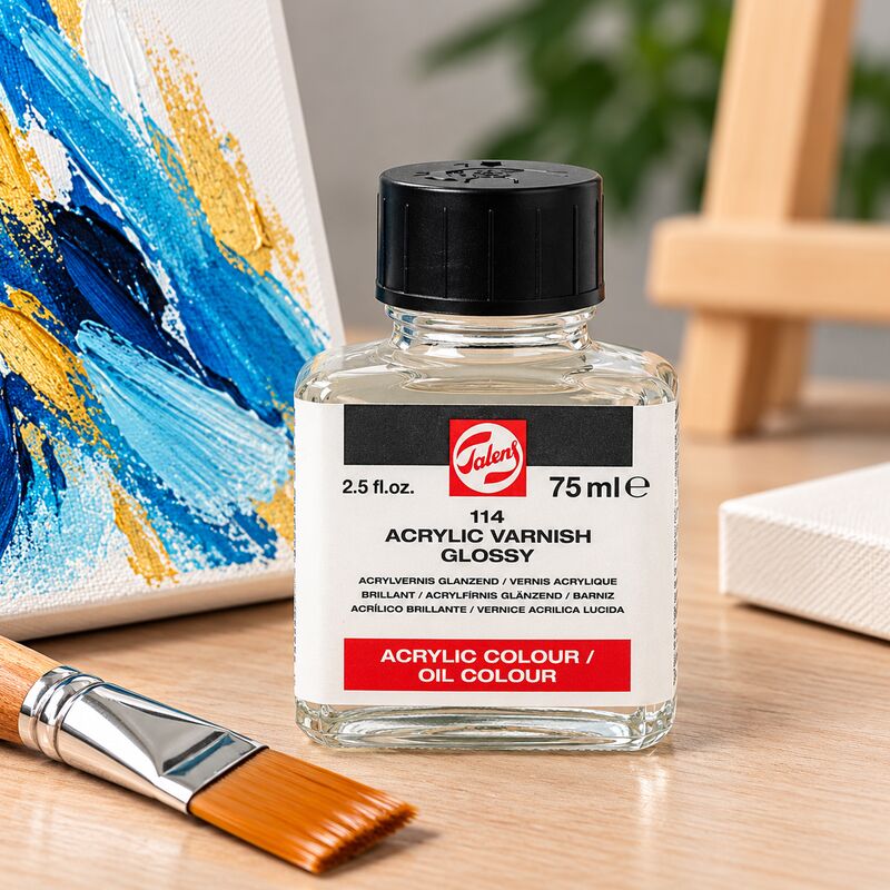 Záverečný lesklý lak Talens 75 ml – akrylové a olejové maľby