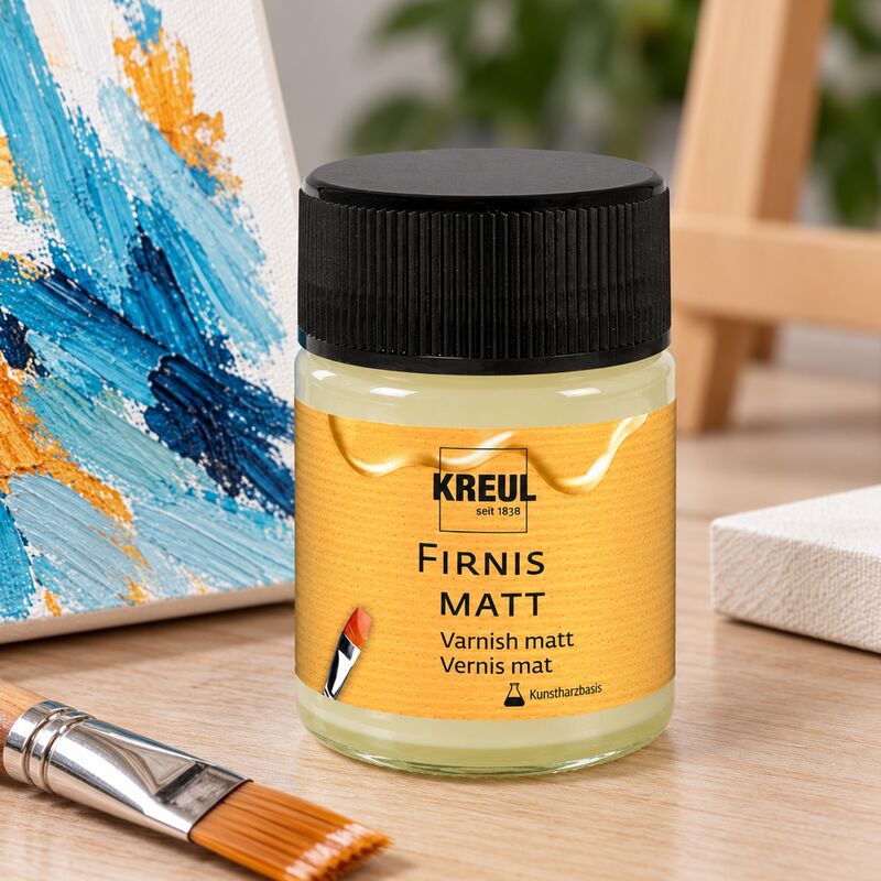 Záverečný matný lak KREUL 50 ml - akrylové a olejové maľby